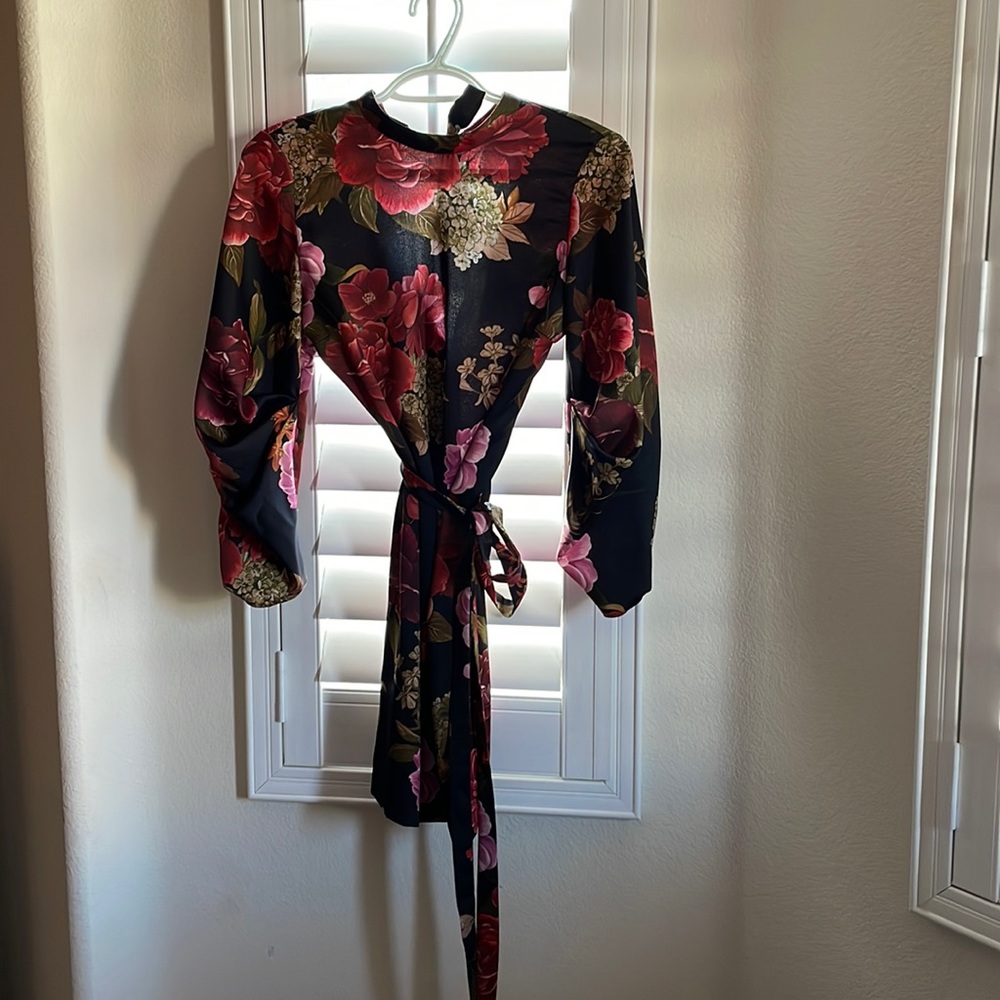 Zara woman floral dress size xs